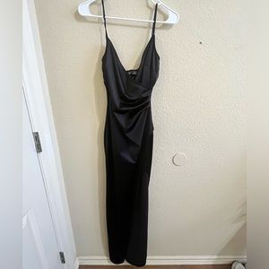 black long slit windsor dress!